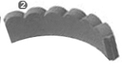 Curved Scallop Edging